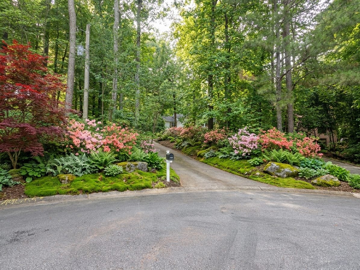 Driveway entrance — the vision