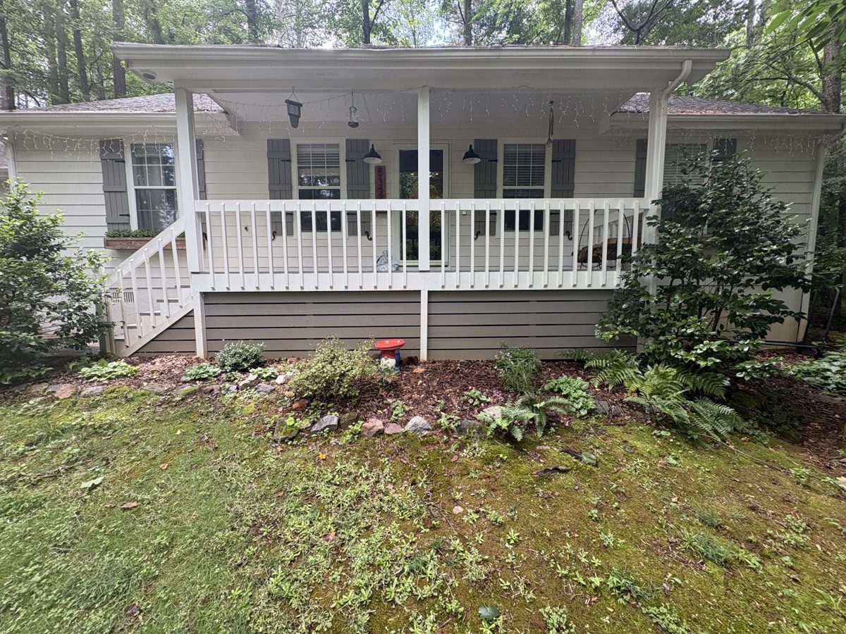 Front porch — today